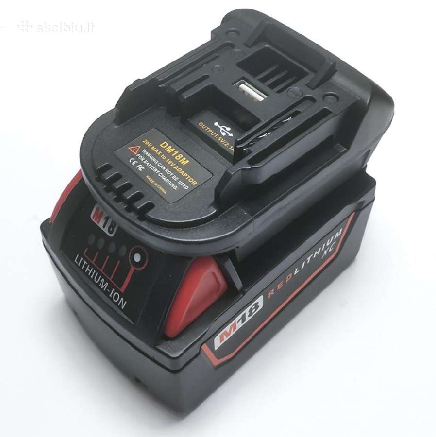 Adapteriai iš bosch/milwaukee/dewalt į makita - nuotraukos Nr. 3