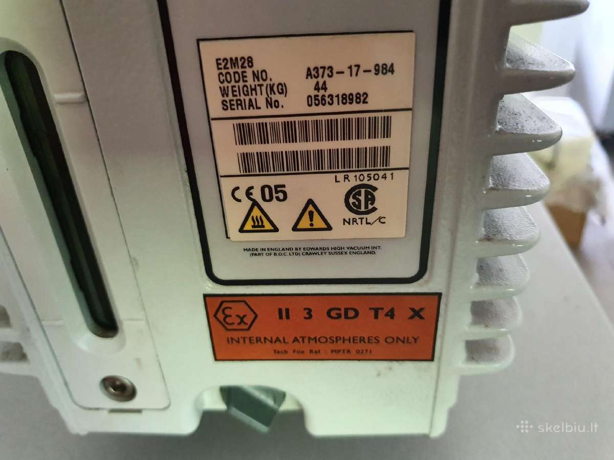 Vakuuminis siurblys Edwards E2m28 - nuotraukos Nr. 2