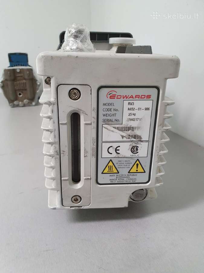 Vakuuminis iurblys Edwards Rv3 - nuotraukos Nr. 2