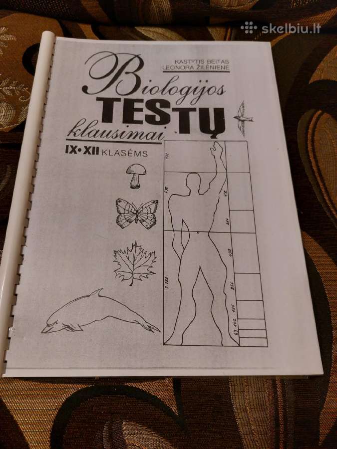 Biologijos testai su atsakymais