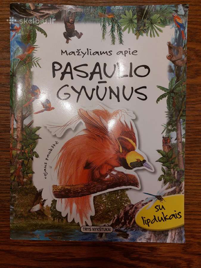 Knyga vaikams su lipdukais