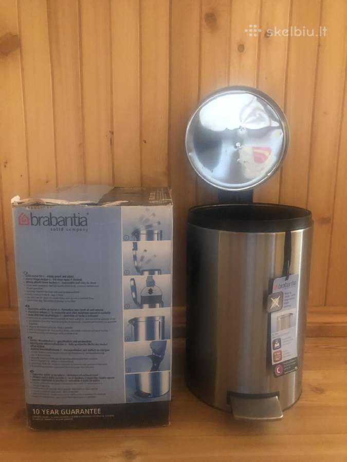 Šiukšliadėžė Brabantia su pedalu - nuotraukos Nr. 2