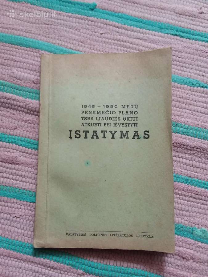 N. Voznesnevskis 1946-1950 Metų Penkmečio Planas T