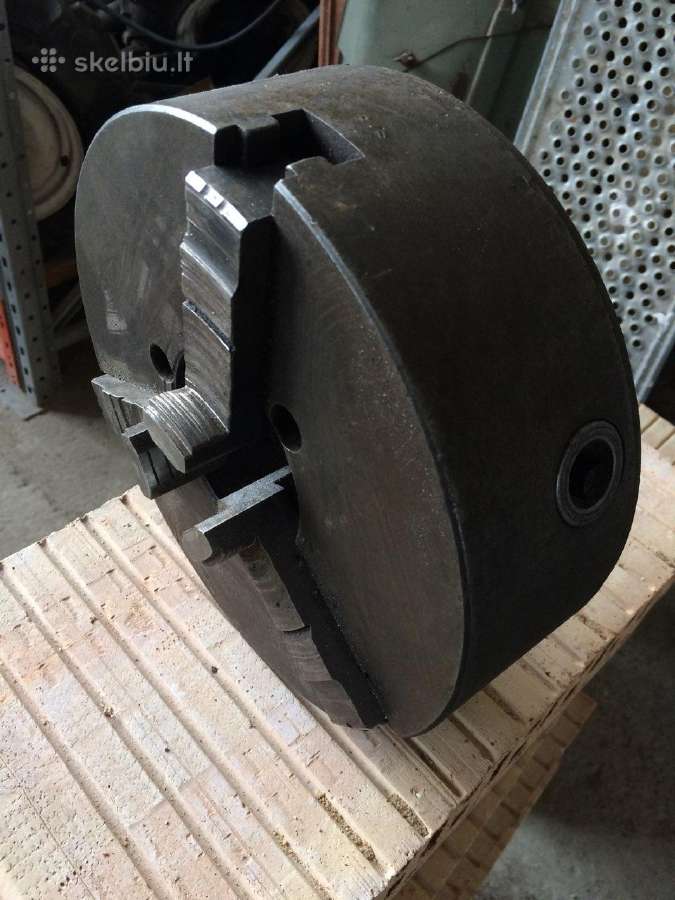 Tekinimo staklių griebtuvas 250 mm 3-jų kumštelių - nuotraukos Nr. 2
