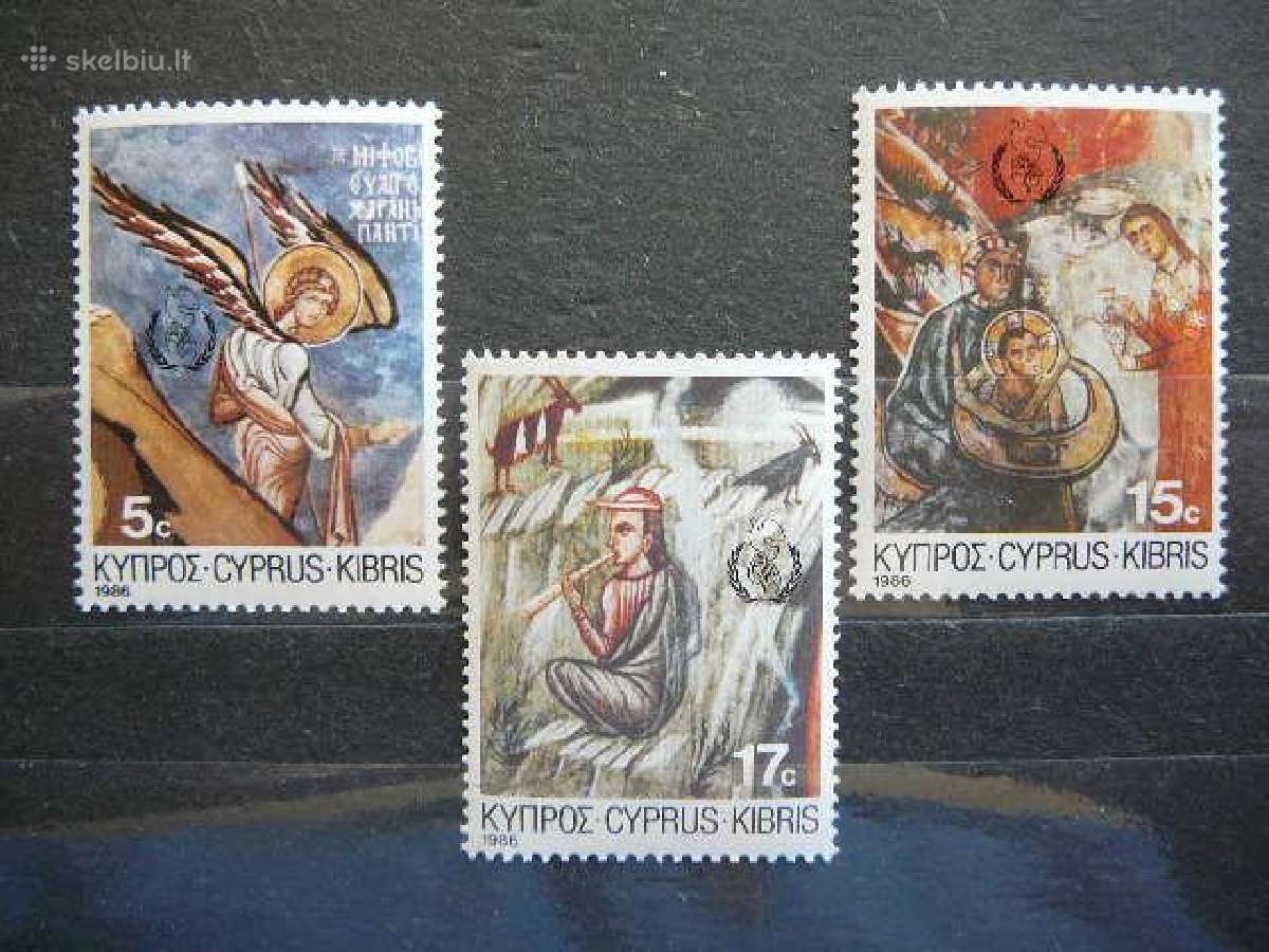 Sventos Kaledos Kipras 1986 Mnh kp669