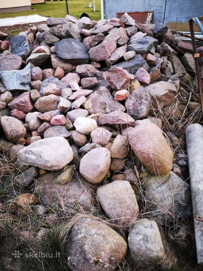 Parduodu įvairiu dydžiu akmenis