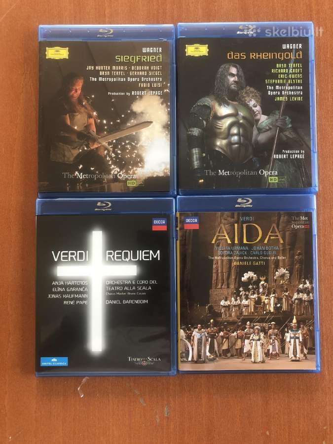 Verdi, Wagner bluray