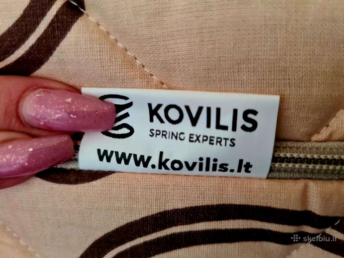Parduodama nauja Ąžuoline lova su čiužiniu. - nuotraukos Nr. 11
