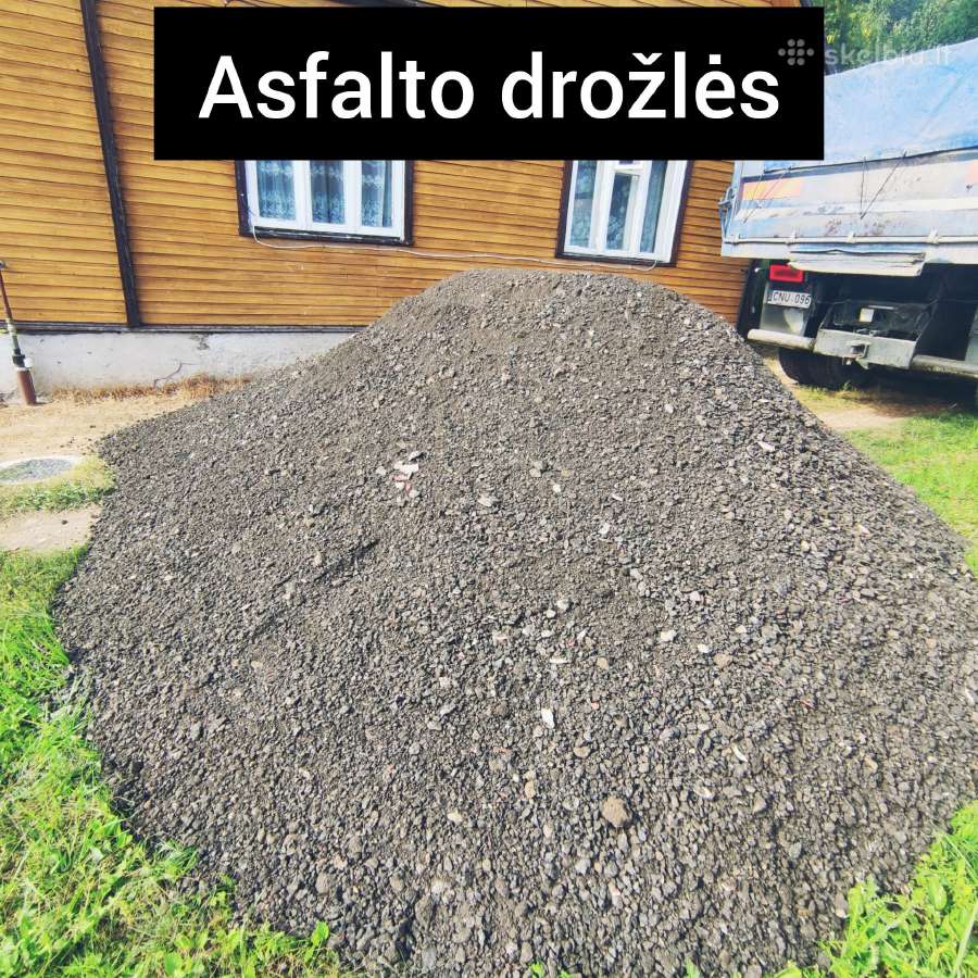 Frezuotas asfaltas, asfalto drožlės. - nuotraukos Nr. 9