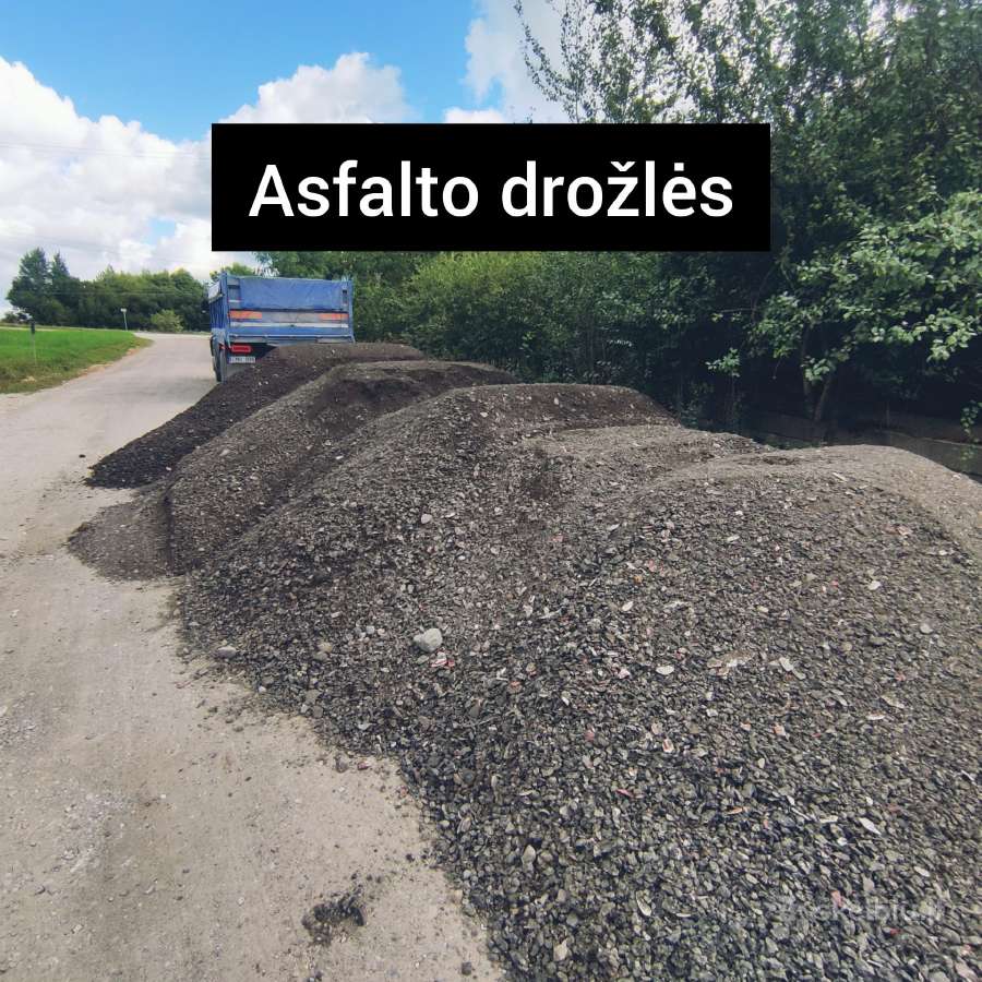 Frezuotas asfaltas, asfalto drožlės. - nuotraukos Nr. 2