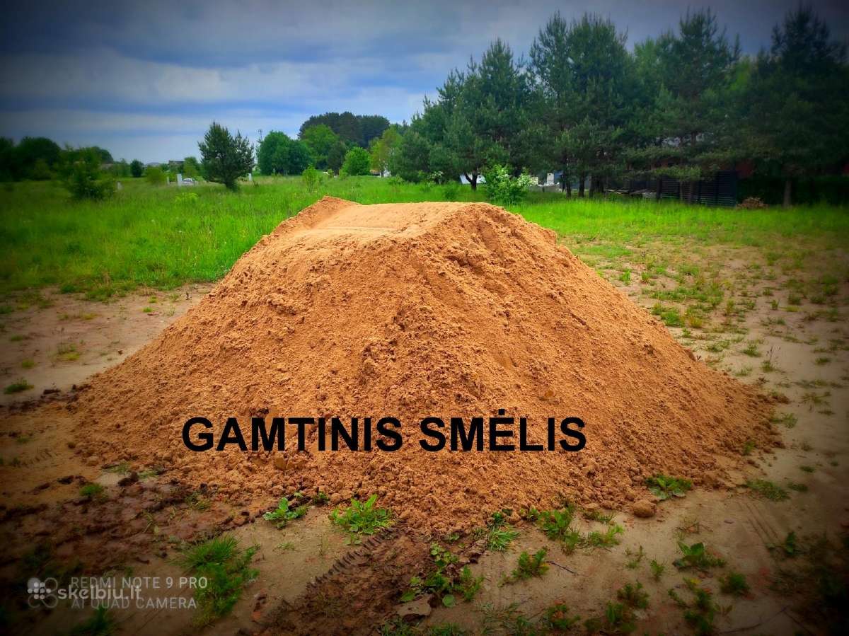 Juodžemis,skalda, smelis, zvyras,atsijos. - nuotraukos Nr. 11