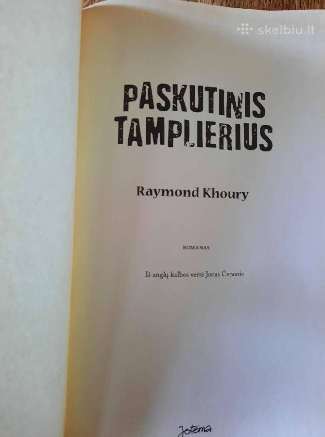 Paskutinis tamplierius - nuotraukos Nr. 3