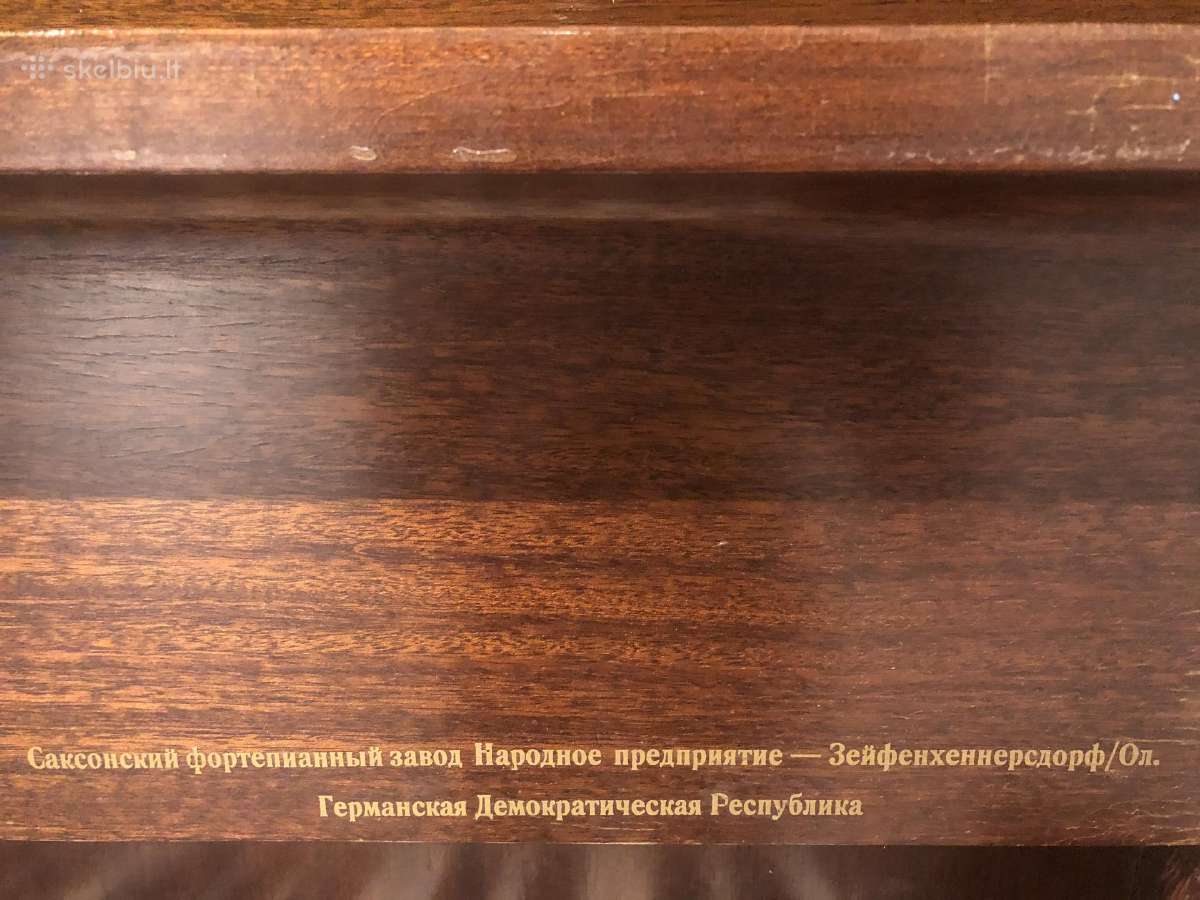 Vokiškas Zimmermann pianinas - nuotraukos Nr. 4