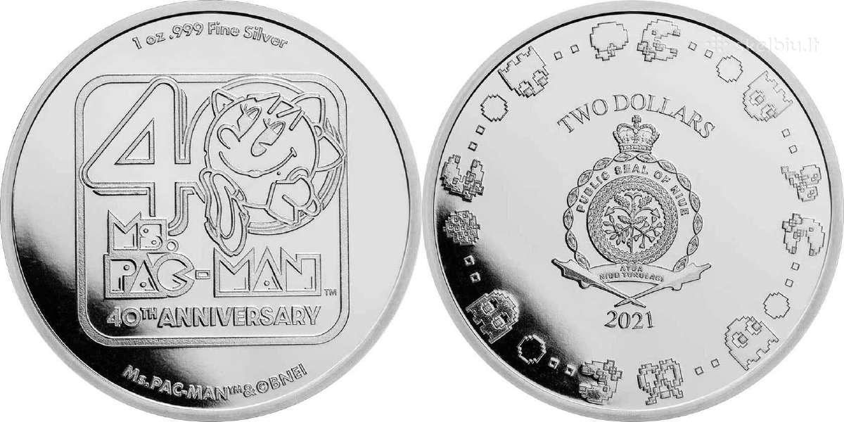 Investicinės 1oz 2oz 5oz sidabrinės monetos - nuotraukos Nr. 11