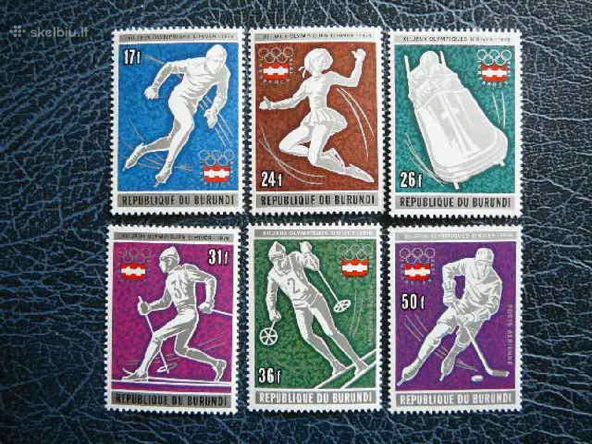 Olimpines ziemos Burundis 1976 Mnh bd1249