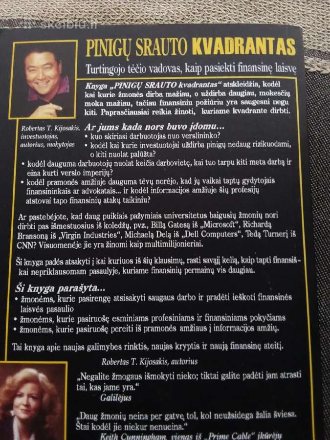 Pinigų Srauto Kvadrantas Robert T. Kiyosaki, Sharo - nuotraukos Nr. 2