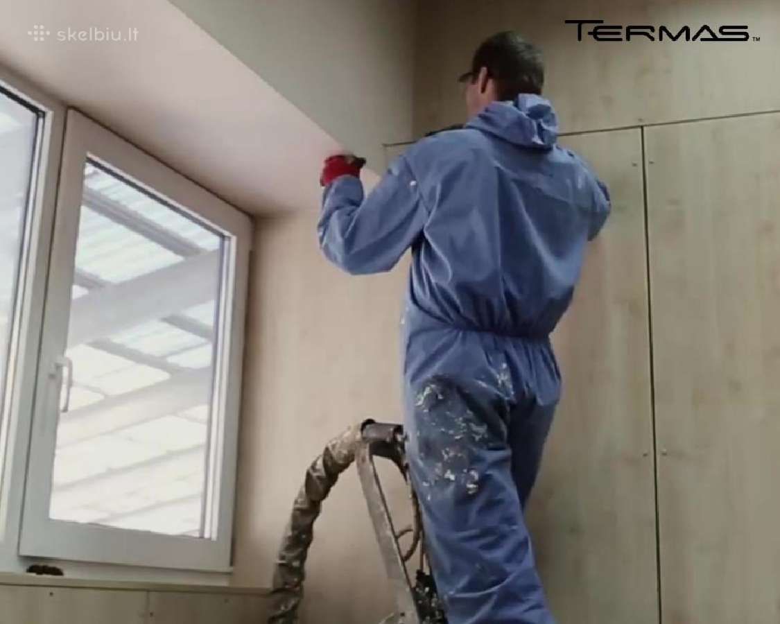 Oro tarpo šiltinimas Aminotherm termoputa - nuotraukos Nr. 3