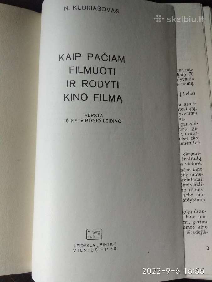 "Kaip pačiam filmuoti ir rodyti kino filmą " - nuotraukos Nr. 2