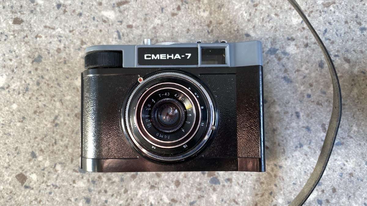 Senovinis fotoaparatas смена-7 Smena 7 - nuotraukos Nr. 9