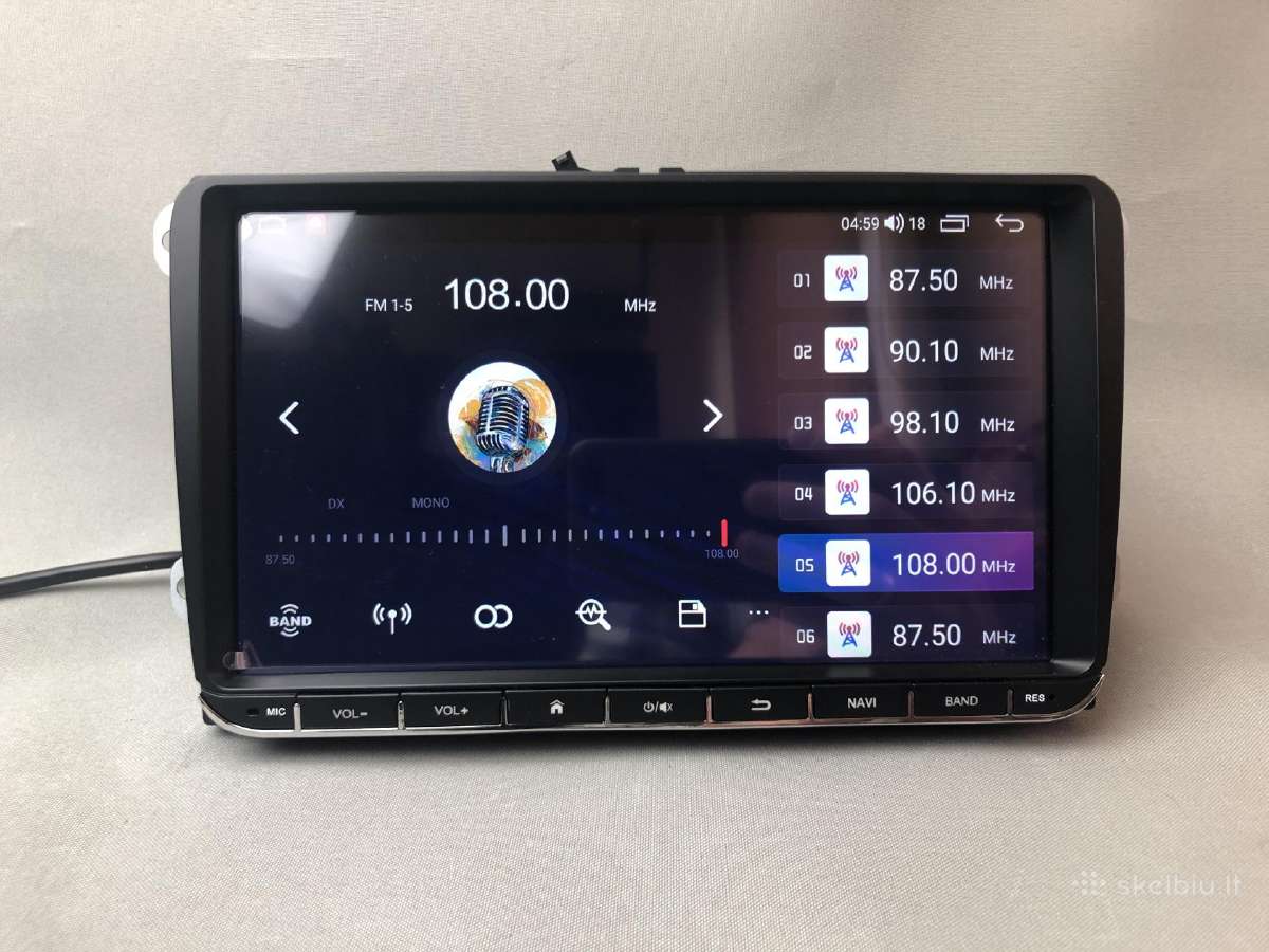VW 9colių ekranas android 13 multimedija carplay - nuotraukos Nr. 5