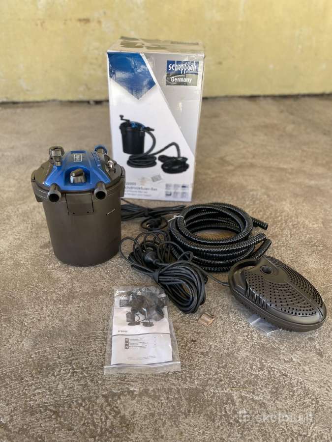 Scheppach slėginis tvenkinio filtrų rinkinys