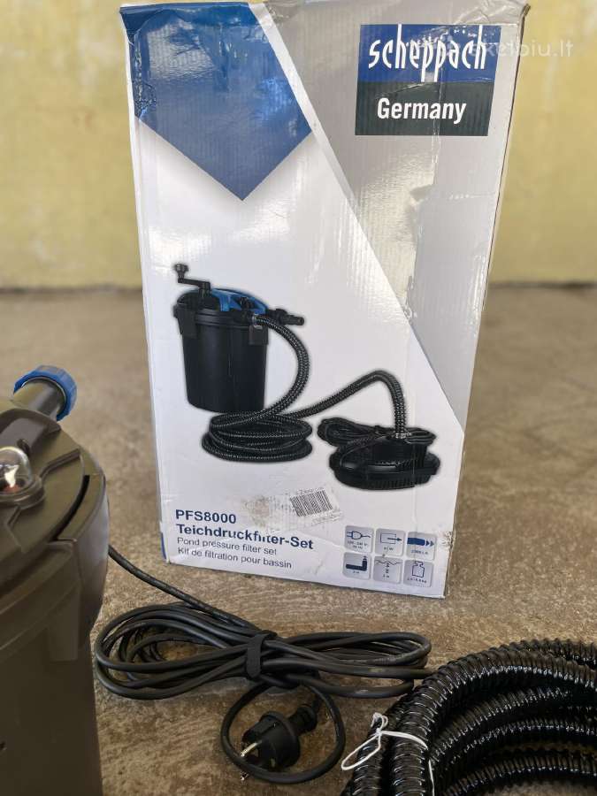 Scheppach slėginis tvenkinio filtrų rinkinys - nuotraukos Nr. 2