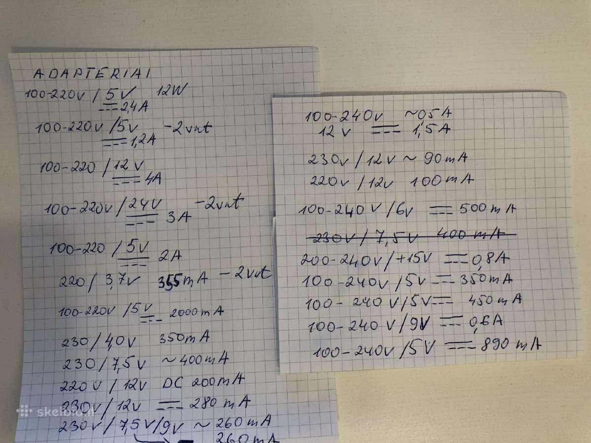 Adapteriai, pakrovėjai telefonams, kompiuteriams - nuotraukos Nr. 8