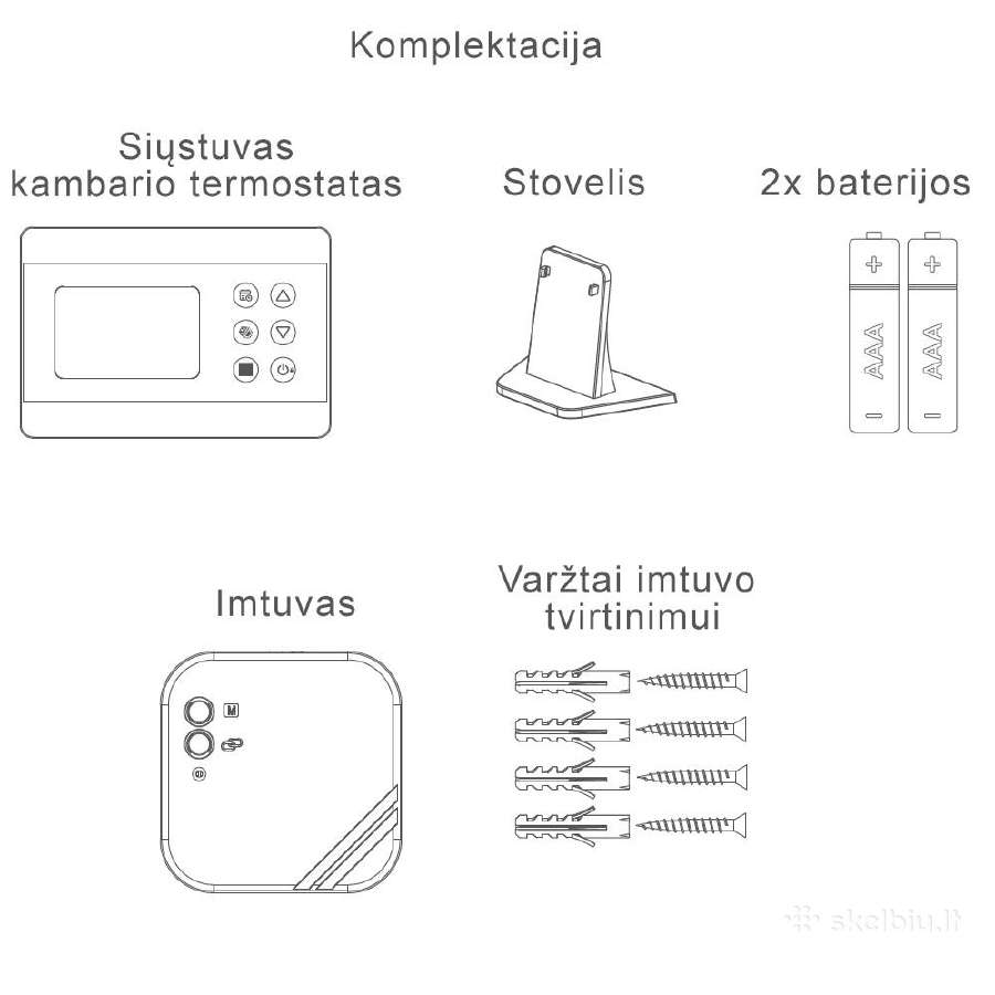 Belaidis kambario termostatas - nuotraukos Nr. 5