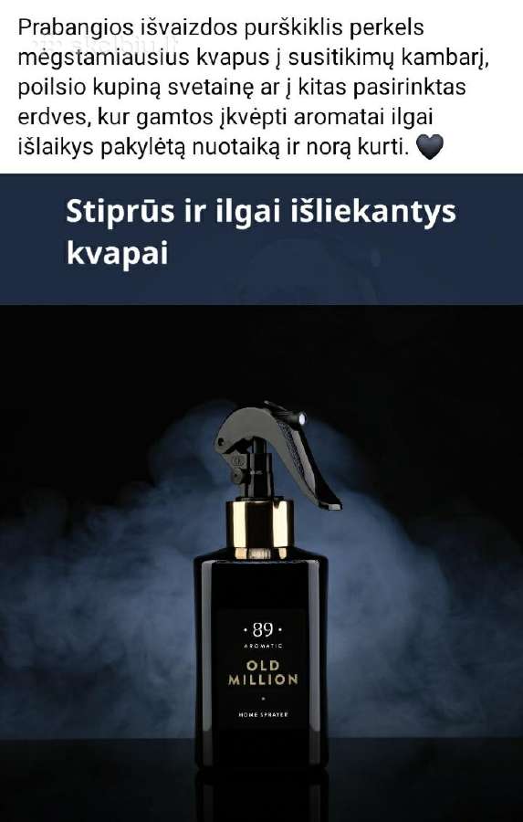 Namu kvapai Aromatic 89 su nuolaida - Skelbiu.lt