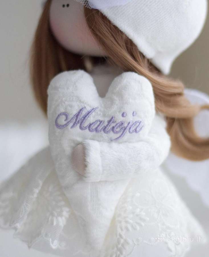 Personalizuota vardinė rankų darbo lėlė