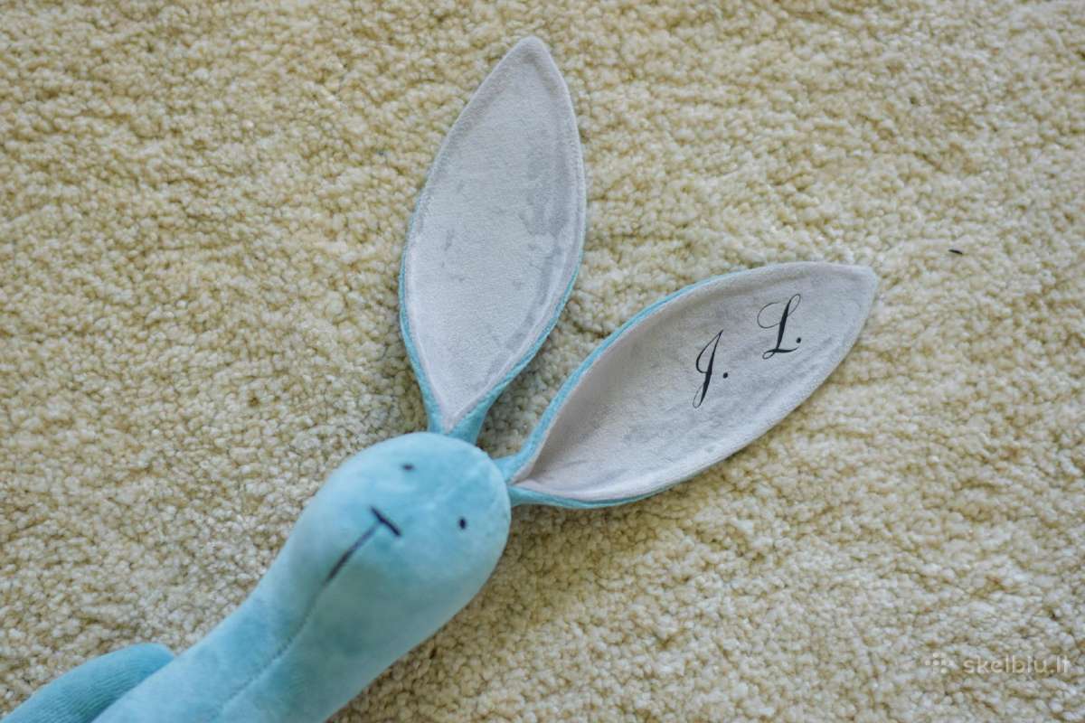 Vardinis personalizuotas pliušinis zuikis - nuotraukos Nr. 5