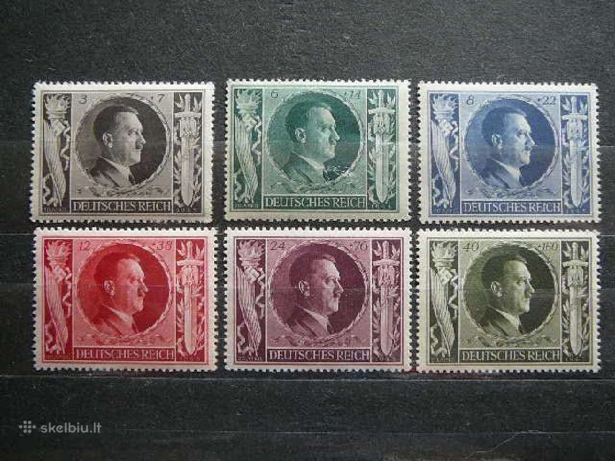 Vadas Gimtadienis Vokietija 1943 Mnh vkt844/9s