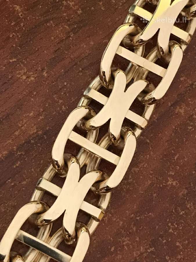 Auksinė apirankė inkarinėx2 poliruota - nuotraukos Nr. 13