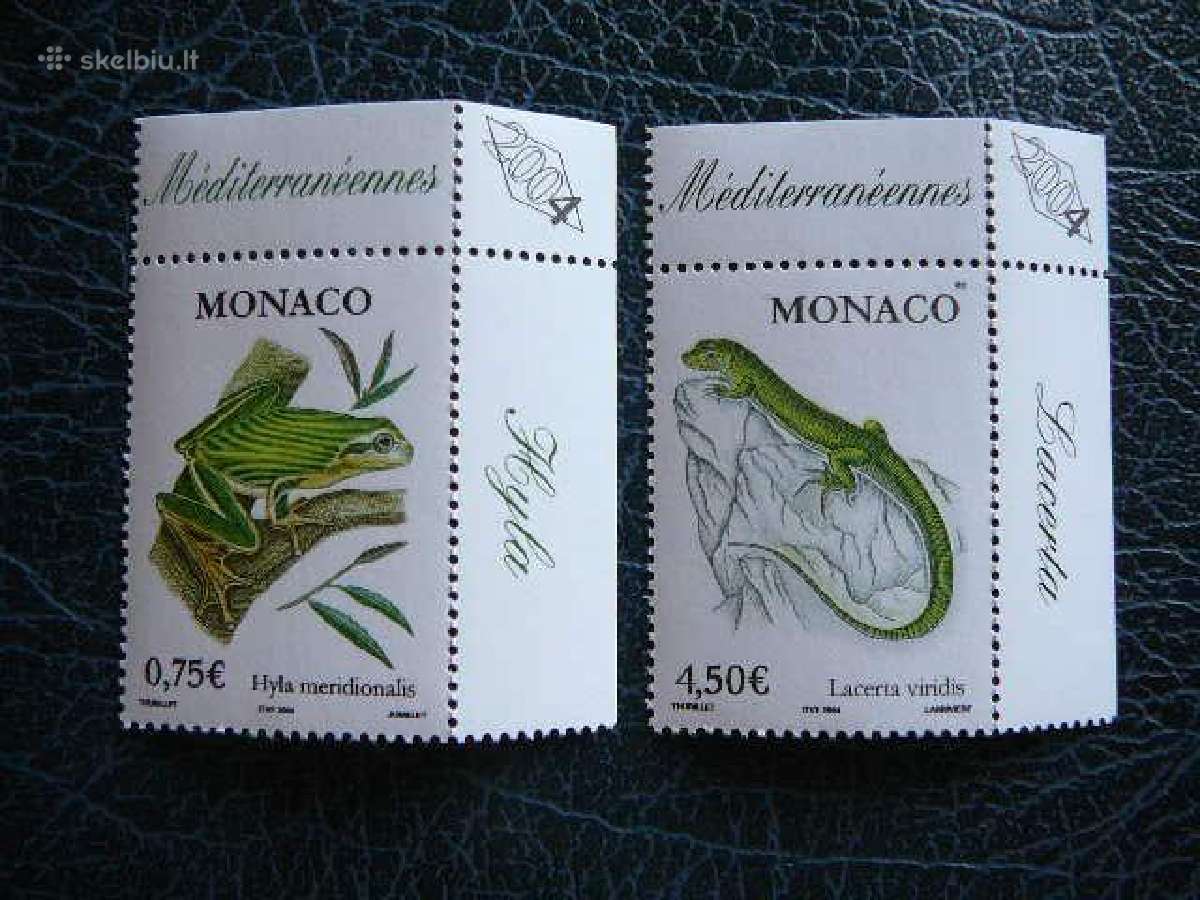 Varles Driezai Ropliai Monakas 2004 Mnh mo2683
