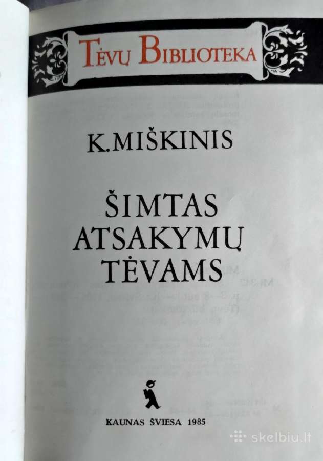 K. Miškinis 100 atsakymų tėvams 1985 m. - nuotraukos Nr. 3