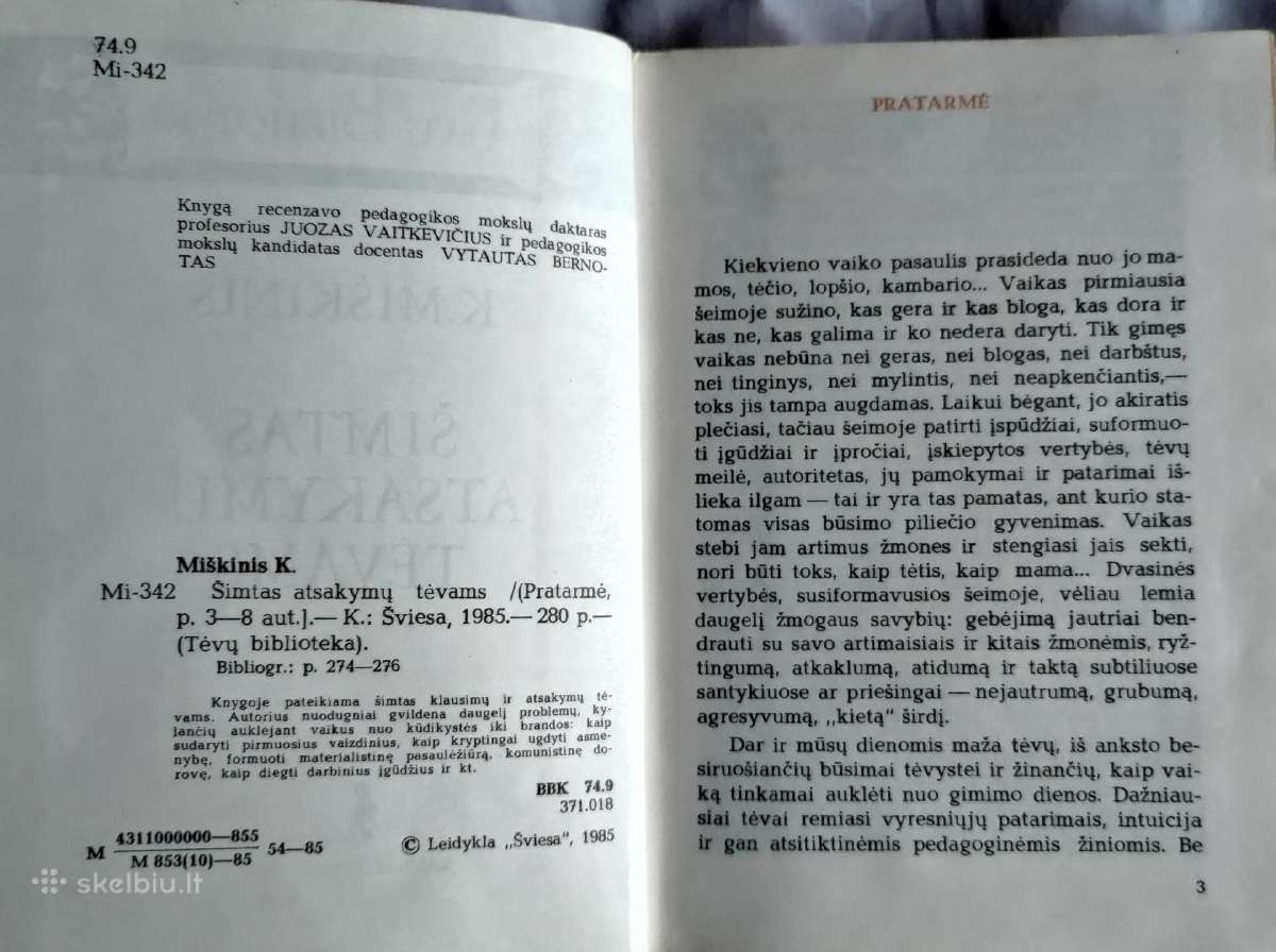 K. Miškinis 100 atsakymų tėvams 1985 m. - nuotraukos Nr. 4