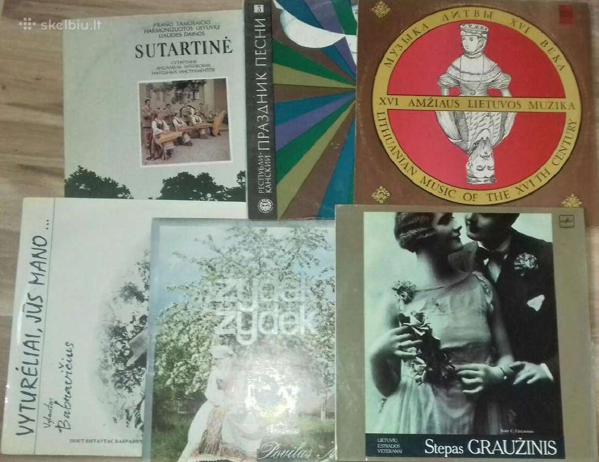 Lietuviškos plokštelės iš kolekcijos - nuotraukos Nr. 5
