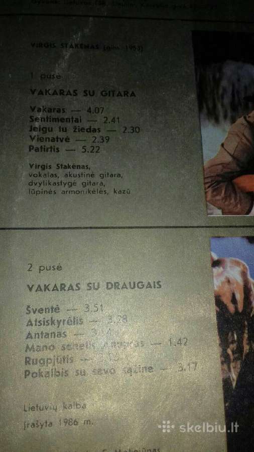 Lietuviškos plokštelės iš kolekcijos - nuotraukos Nr. 16