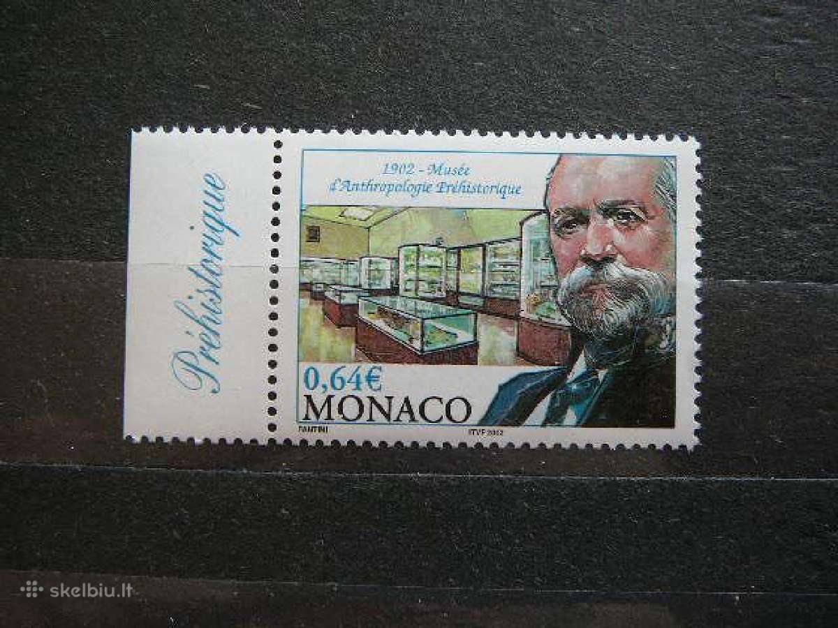 Princas Antropologija Monakas 2002 Mnh mn2590