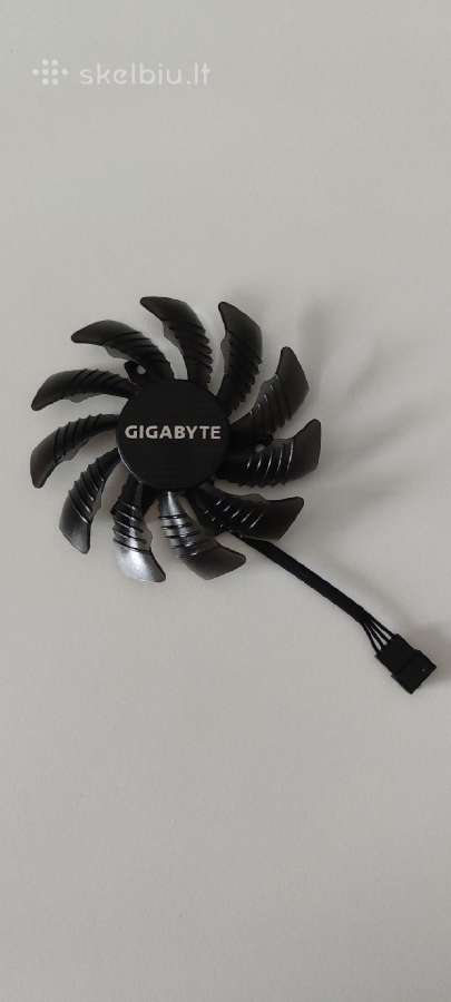 Nauji Gigabyte 75mm vaizdo plokščių ventiliatoriai