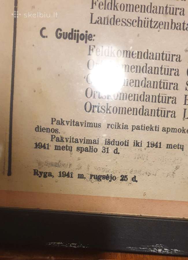Plakatas 1941m - nuotraukos Nr. 7