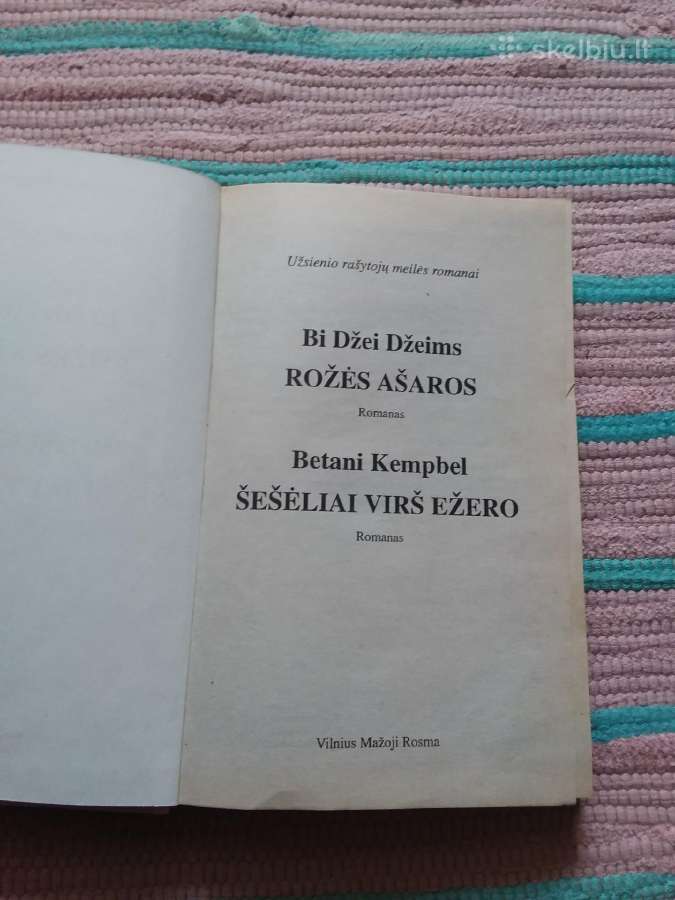 Rožės Ašaros. Šešėliai Virš Ežero, romanas 1996 m. - nuotraukos Nr. 2