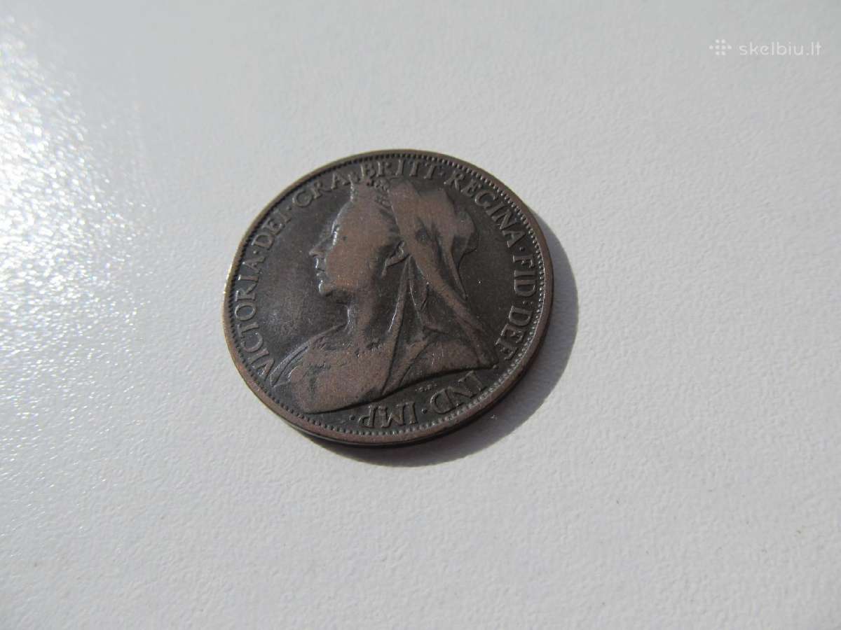 1 penny , Anglija , 1900
