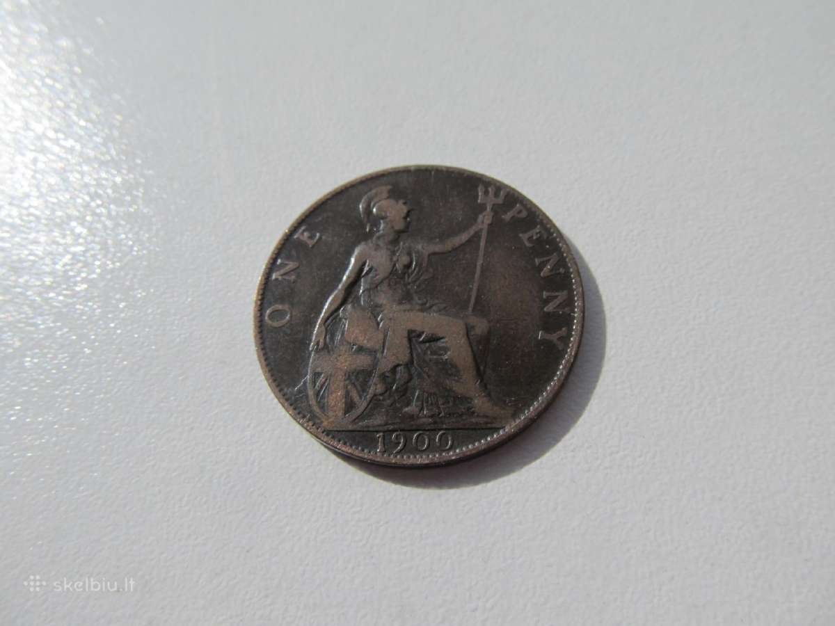 1 penny , Anglija , 1900 - nuotraukos Nr. 2