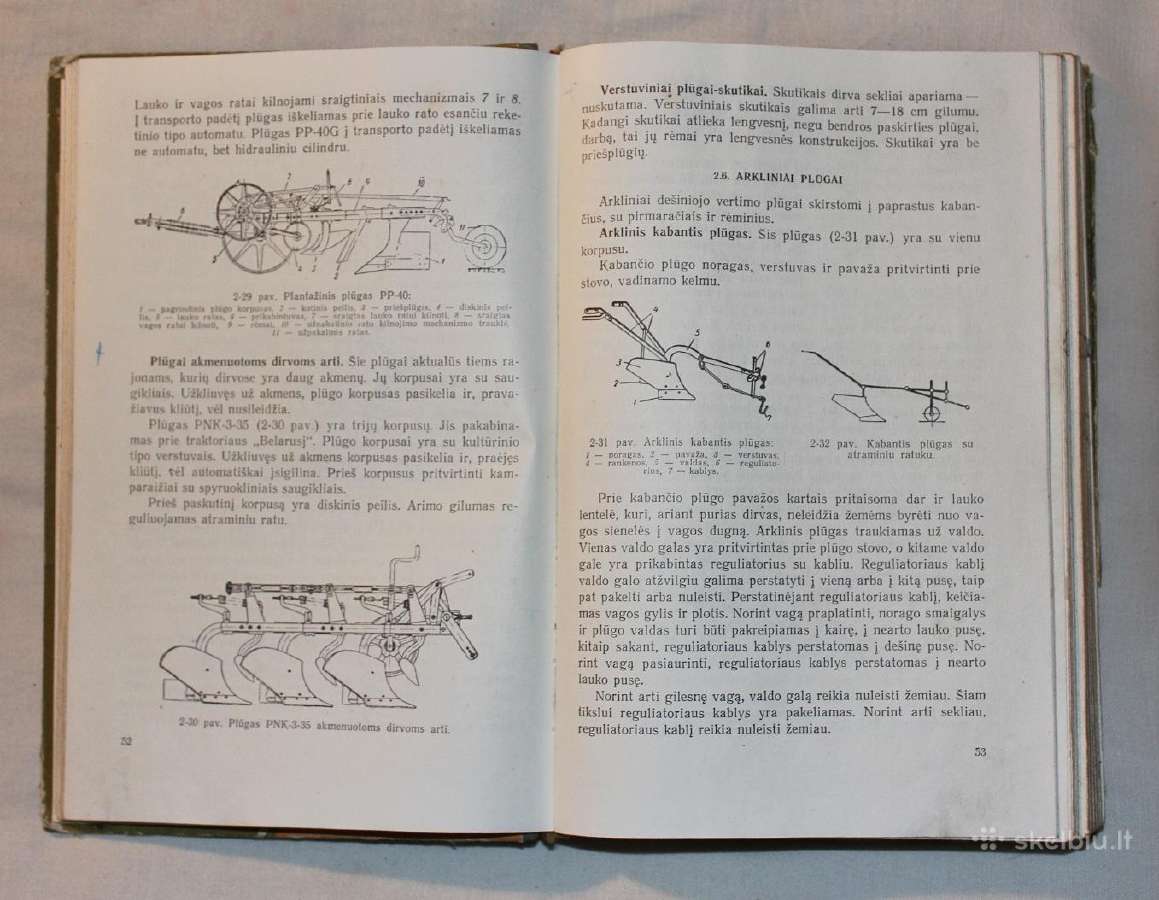 Žemės ūkio mašinos S. Lukėnas knyga 1962 m. - nuotraukos Nr. 3