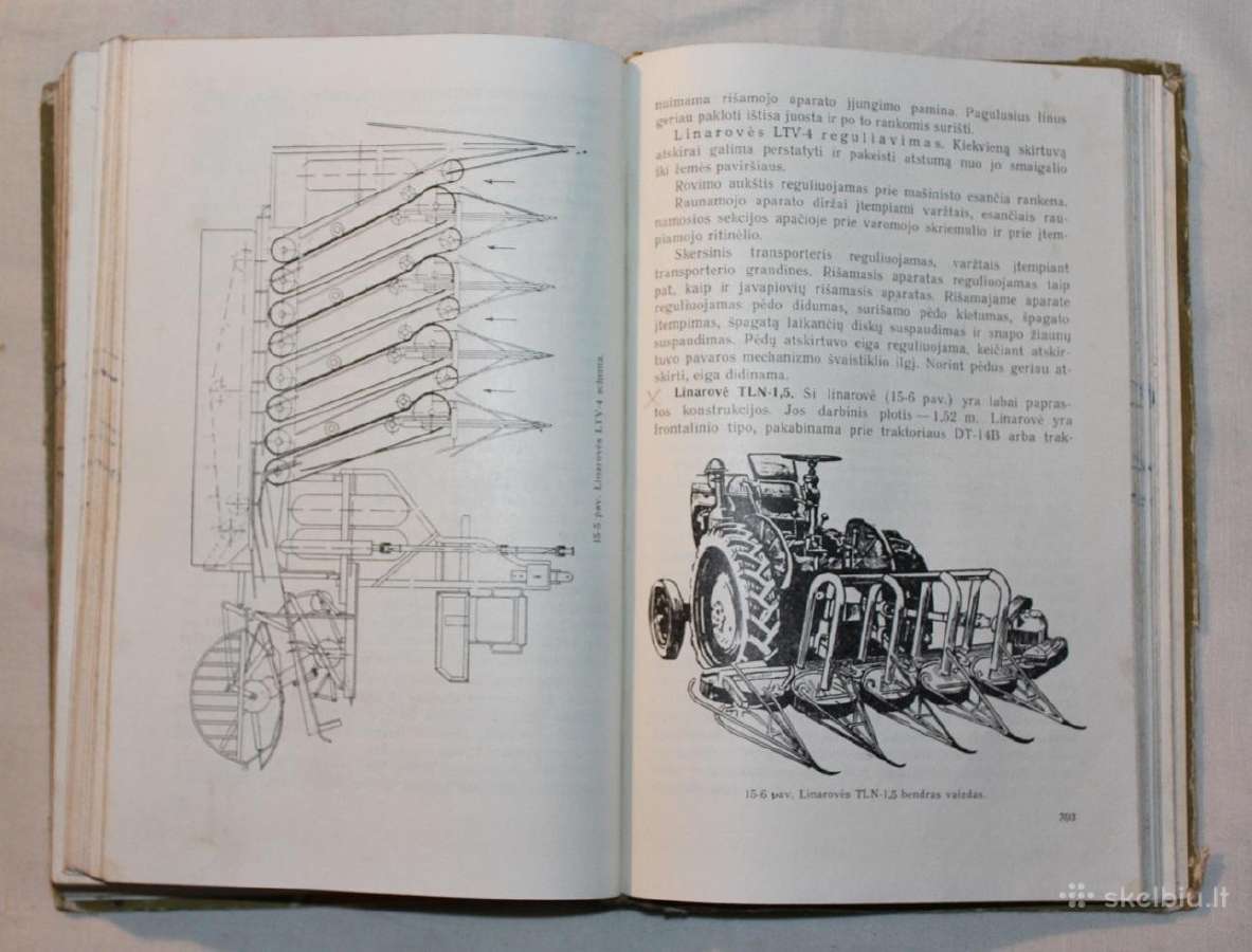 Žemės ūkio mašinos S. Lukėnas knyga 1962 m. - nuotraukos Nr. 5