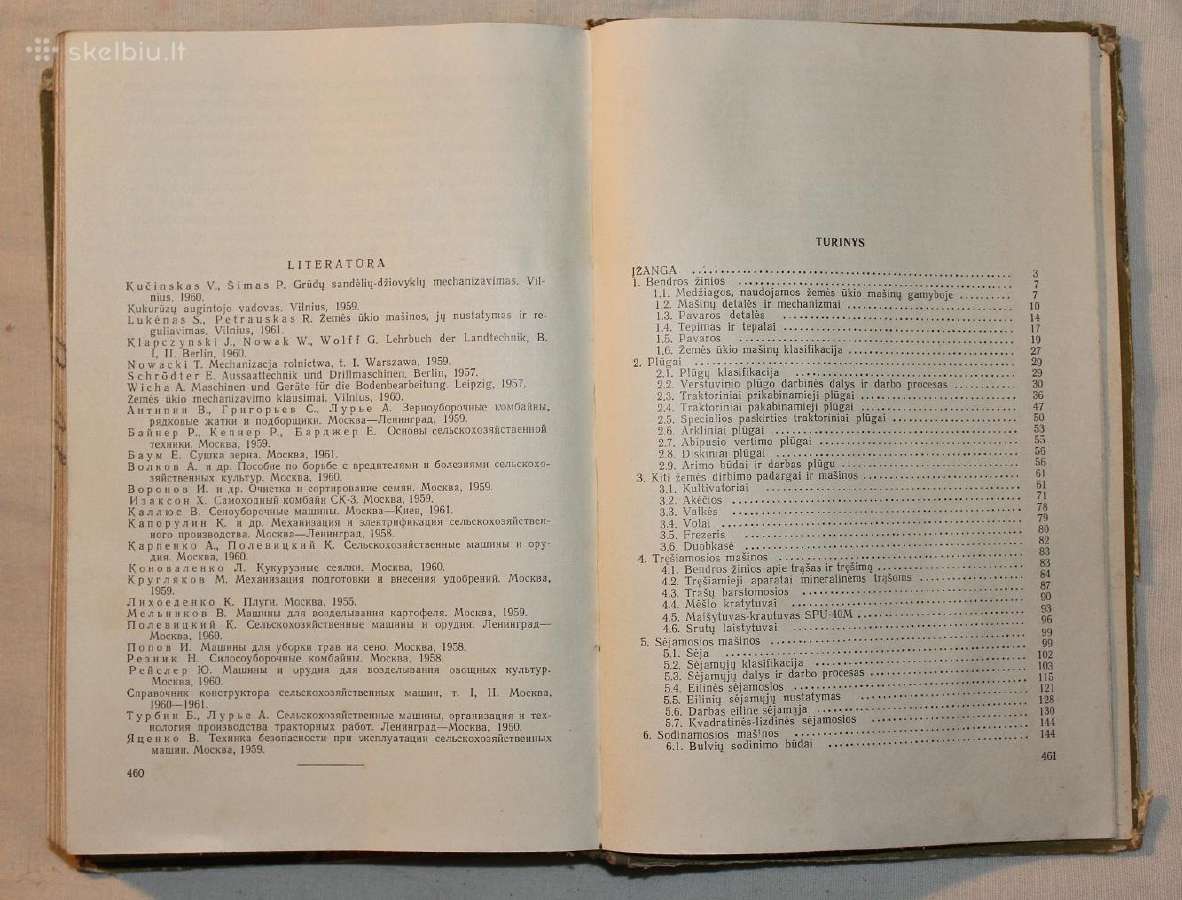 Žemės ūkio mašinos S. Lukėnas knyga 1962 m. - nuotraukos Nr. 8