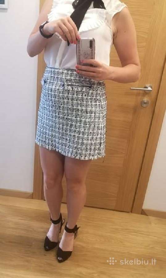 H&m mini tweed sijonas - nuotraukos Nr. 8