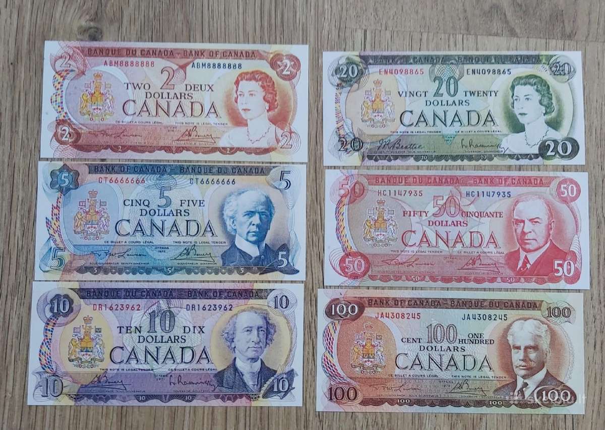Rinkinukas , kopijos banknotai