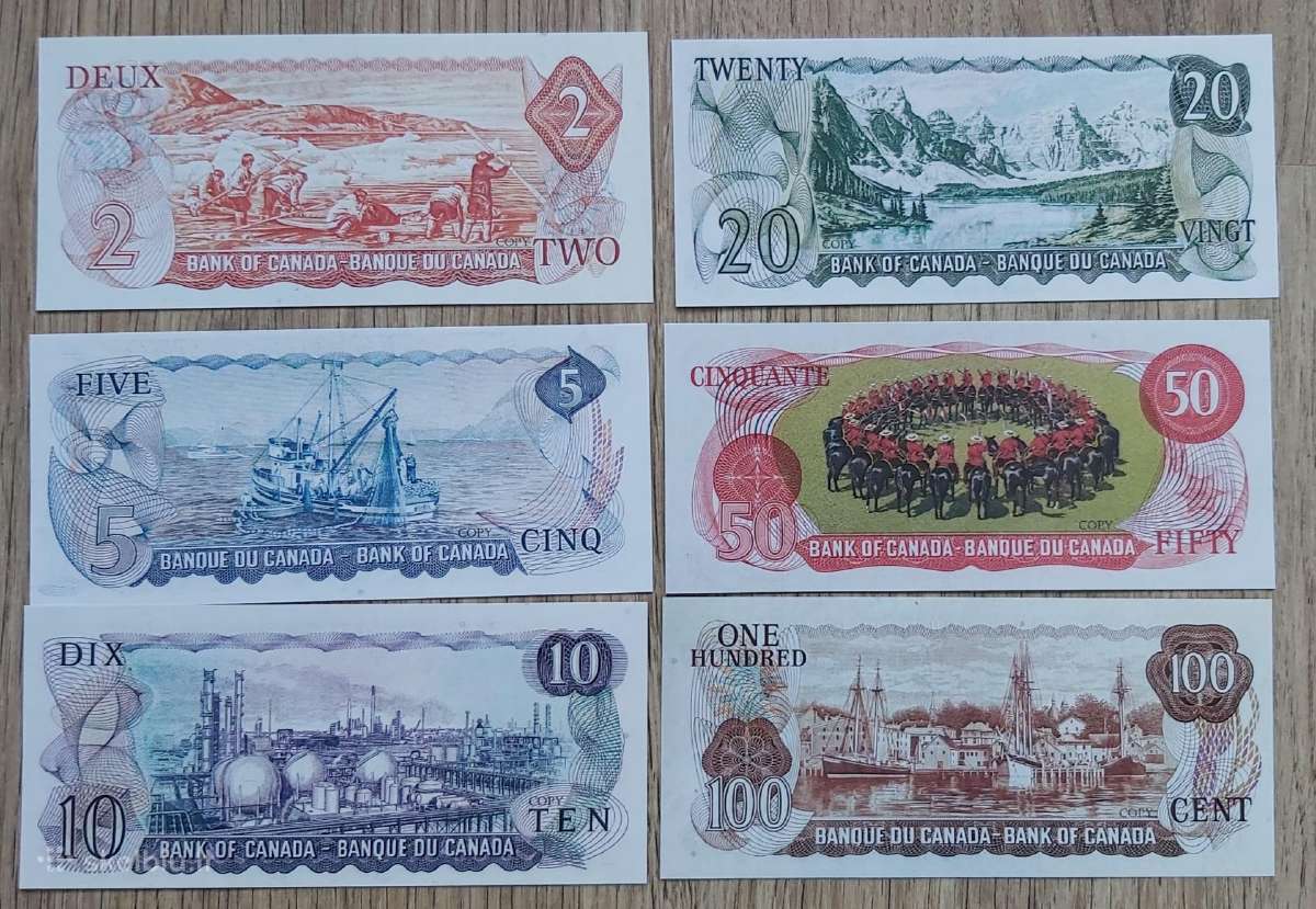 Rinkinukas , kopijos banknotai - nuotraukos Nr. 2
